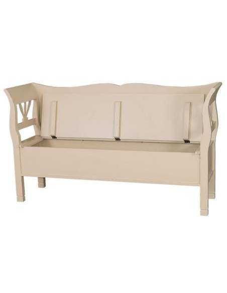 panca in legno stile shaby chic MS153