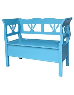panca in legno stile shaby chic MS152 2
