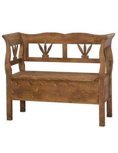 panca in legno stile shaby chic MS152