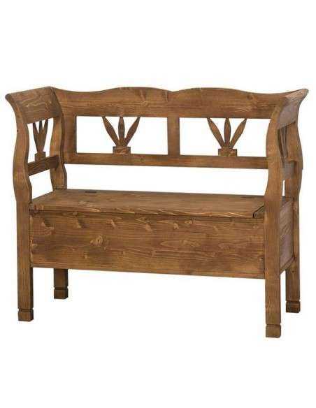 panca in legno stile shaby chic MS152