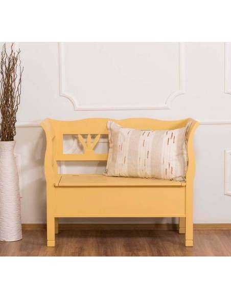panca in legno stile shaby chic MS152