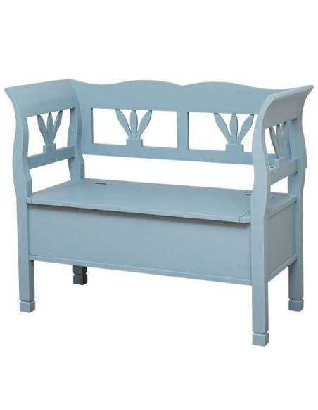 panca in legno stile shaby chic MS152
