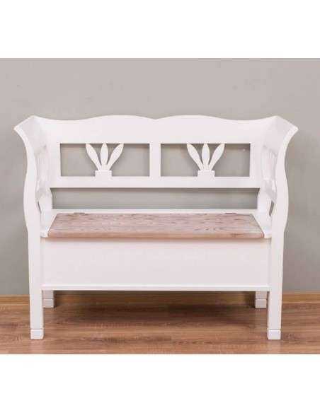 panca in legno stile shaby chic MS152