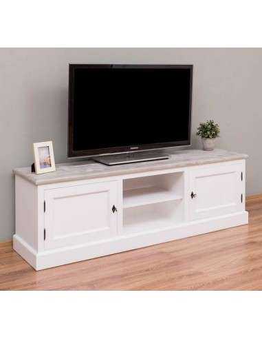 Credenza porta TV provenzale colorata MS417