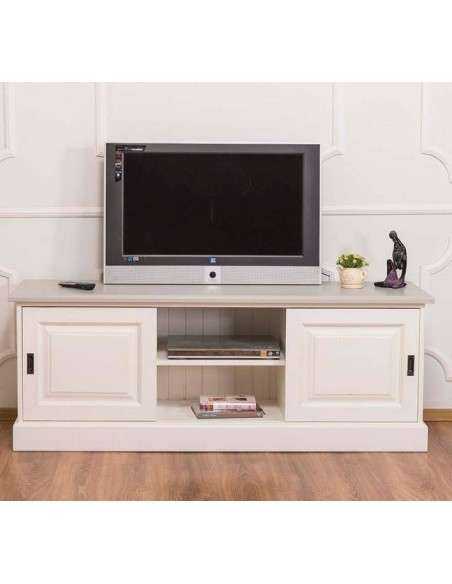 Credenza porta TV provenzale colorata MS222