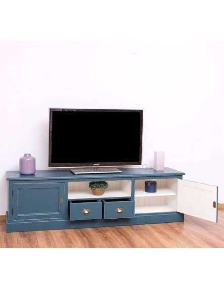 Credenza porta TV provenzale colorata MS107B