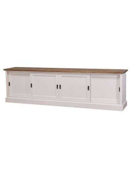 Credenza porta TV ante scorrevoli provenzale MS609B