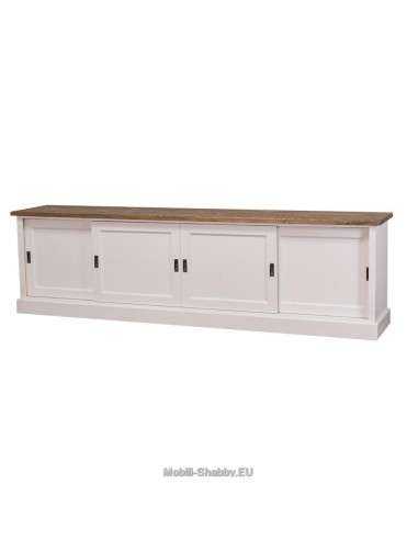 Credenza porta TV ante scorrevoli provenzale MS609B