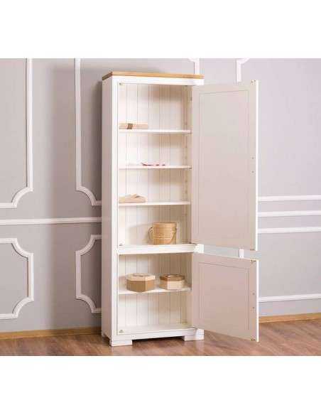 Armadio dispensa stile country con doppia anta verticale 70x35cm MS644