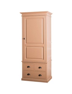 Armadio country ad un anta legno colorato MS690