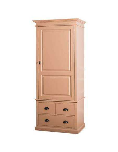 Armadio country ad un anta legno colorato MS690