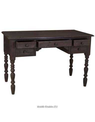 Scrivania shabby chc con cassetti MS081