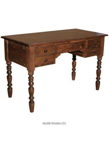 Scrivania shabby chc con cassetti MS081