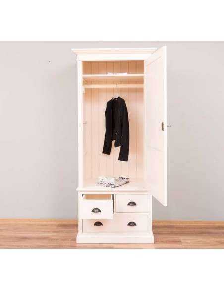Armadio country ad un anta legno colorato MS690