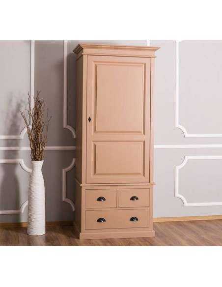 Armadio country ad un anta legno colorato MS690