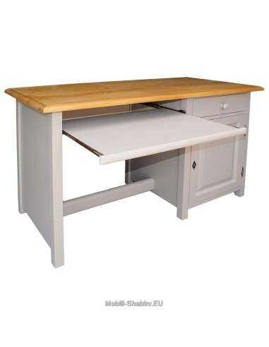 Scrivania ufficio con piano estraibile tastiera MS142