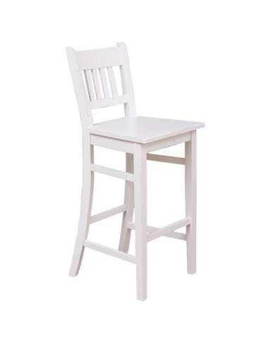 sgabello in legno provenzale colorato MS380