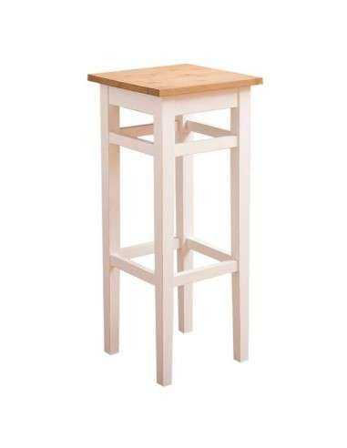 sgabello in legno colorato stile country MS190