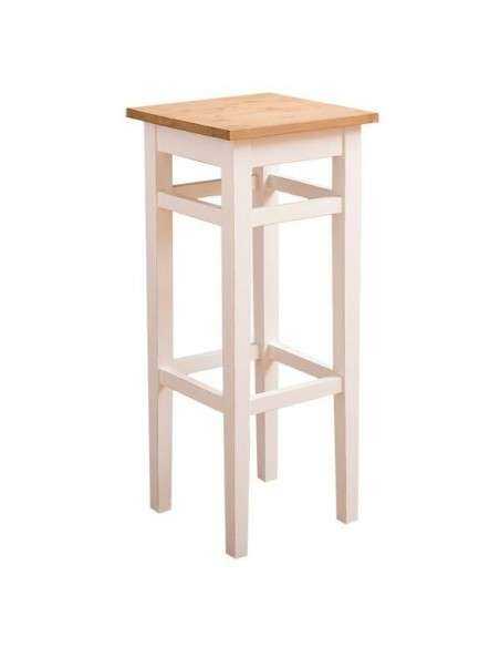 sgabello in legno colorato stile country MS190