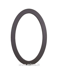 Specchio ovale  in legno colorato MS575