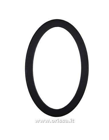 Specchio ovale  in legno colorato MS575