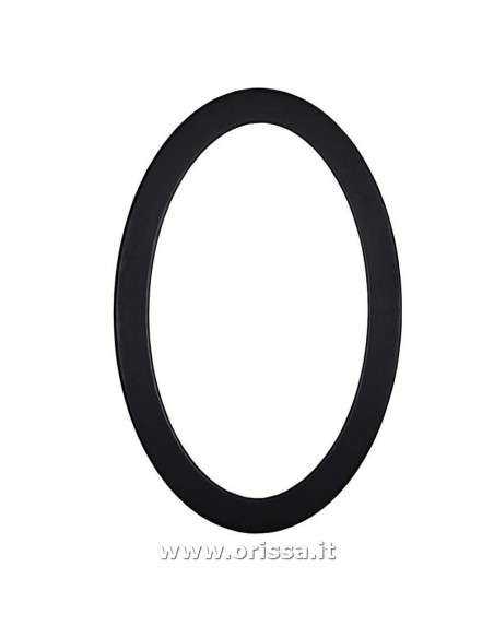 Specchio ovale  in legno colorato MS575