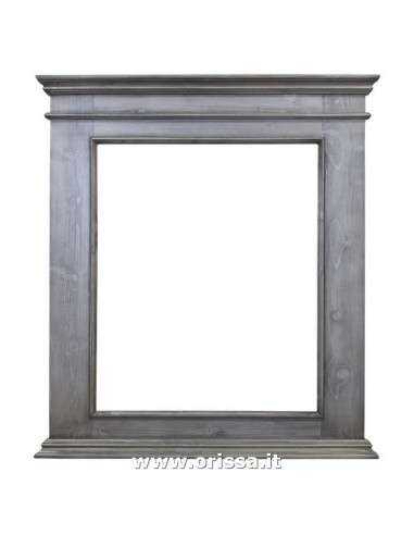 Specchio  in legno colorato con cornice MS138S