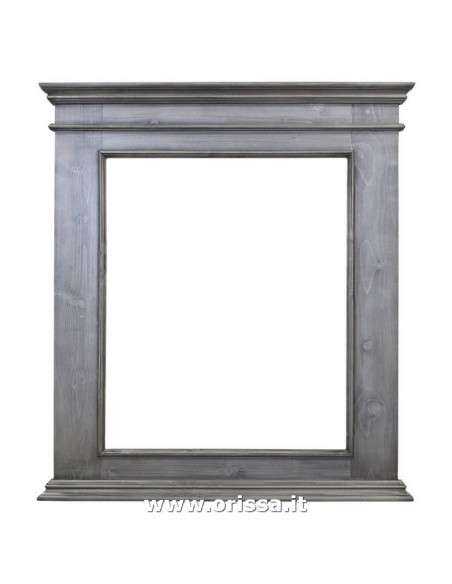 Specchio  in legno colorato con cornice MS138S