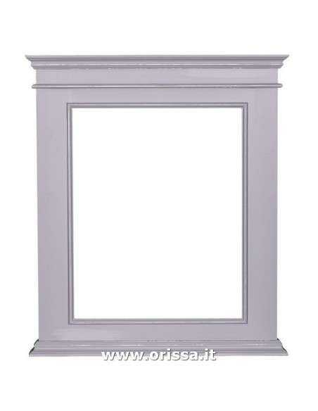 Specchio  in legno colorato con cornice MS138S
