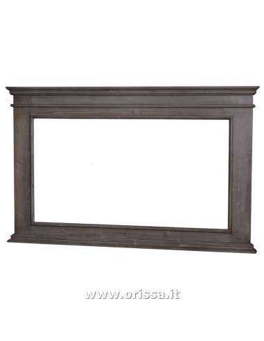 Specchio  in legno colorato orizzontale 151cm MS138B