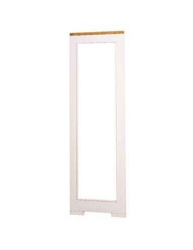 Cornice specchio con specchio in legno di pino stile country figura intera MS641