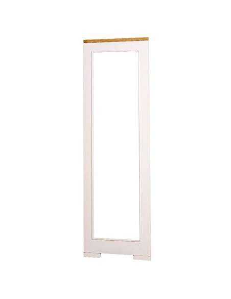 Cornice specchio con specchio in legno di pino stile country figura intera MS641