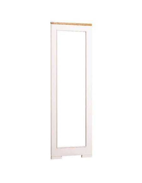 Cornice specchio con specchio in legno di pino stile country figura intera MS641