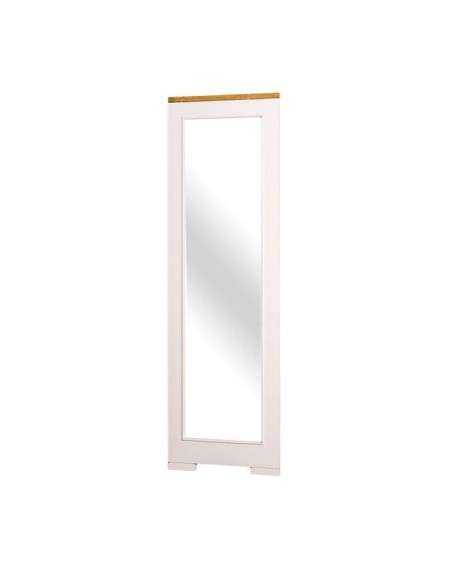 Cornice specchio con specchio in legno di pino stile country figura intera MS641