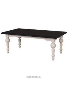 Tavolo basso legno stile shabby chic MS567