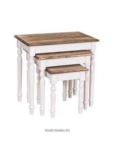 Set tavoli da divano in legno MS80