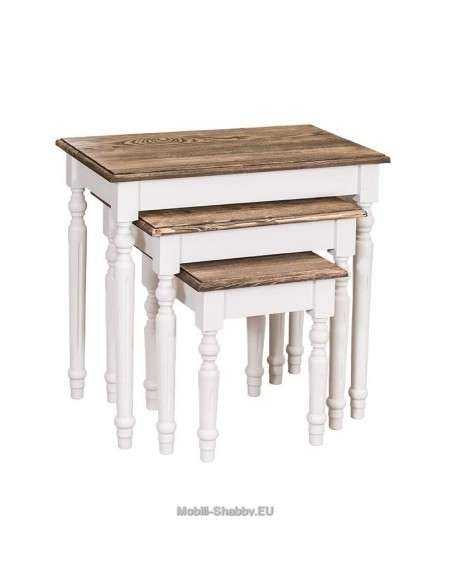 Set tavoli da divano in legno MS80