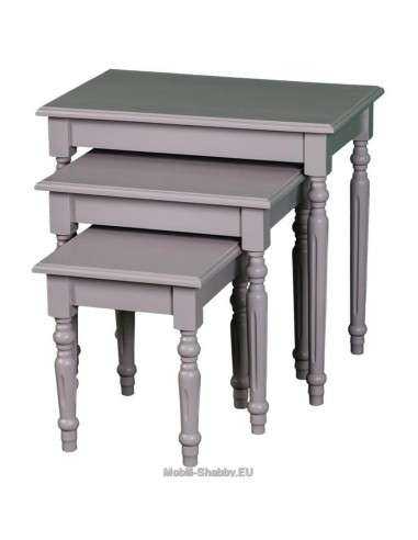 Set tavoli da divano in legno MS80