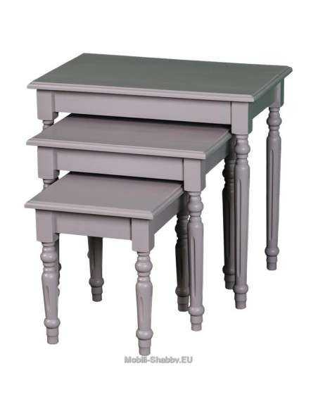 Set tavoli da divano in legno MS80