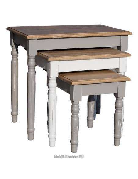 Set tavoli da divano in legno MS80
