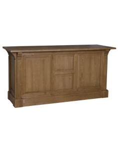 Bancone negozio in legno finitura provenzale e country MS2001