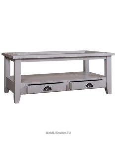 Tavolo da salotto piano in vetro con cassetti MS532 2