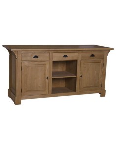 Bancone negozio in legno finitura provenzale e country MS2001 2