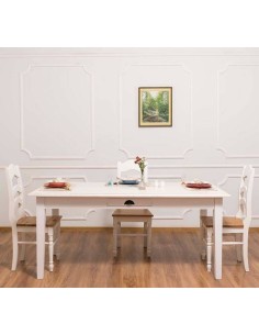 Tavolo da pranzo 180cm provenzale colorato MS22-210 2
