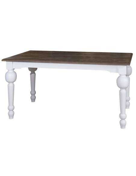 Tavolo da pranzo stile country 180cm legno MS566-180
