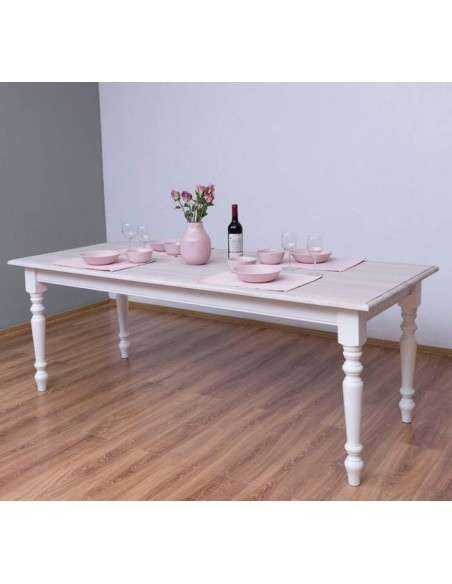Tavolo da pranzo stile shaby chic 210cm legno MS623-210
