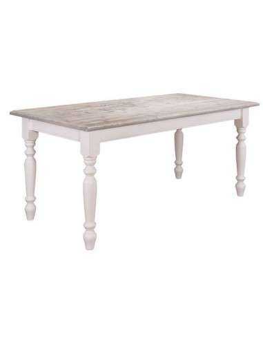 Tavolo da pranzo stile shaby chic 160cm legno MS623-160