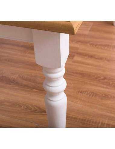 Tavolo da pranzo stile shaby chic 160cm legno MS623-160