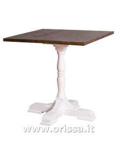 tavolo bistrot, tavolino bar gamba centrale stile nordico e country - MS675
