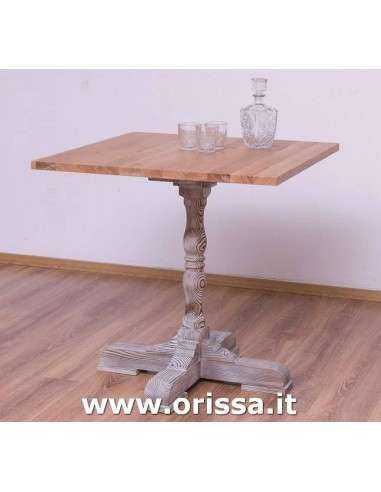 tavolo bistrot, tavolino bar gamba centrale stile nordico e country - MS675